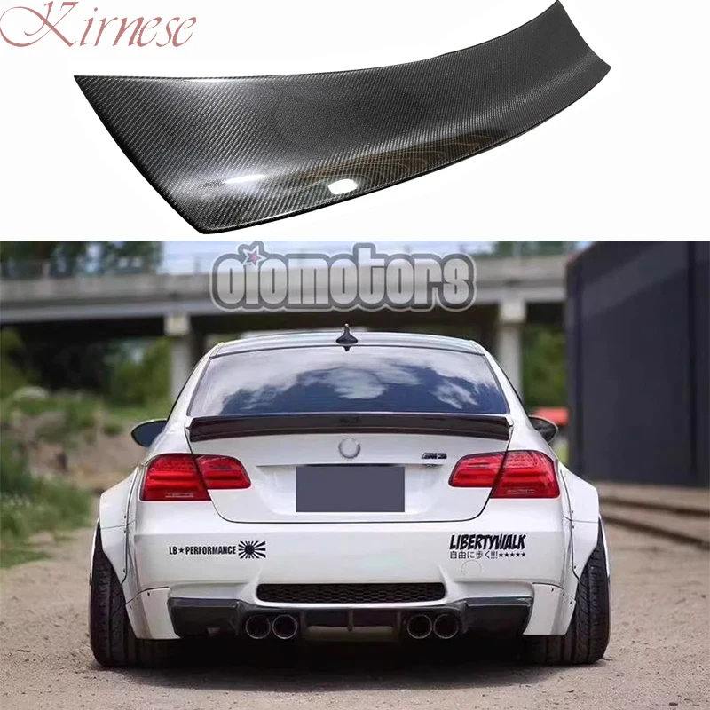 Carbon fiber Rear Trunk Lid Spoiler Wing for BMW 3 Series E92 Coupe328i 335i M3 2006-2012 Trunk Racing Spoiler Wing Lip LB Style