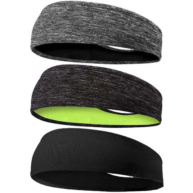 Men/Women\'s Sports Headband Sweat-absorbing and Anti Sweating Band Running Fitness Headband Headband Hoop Yoga Sports sweatband