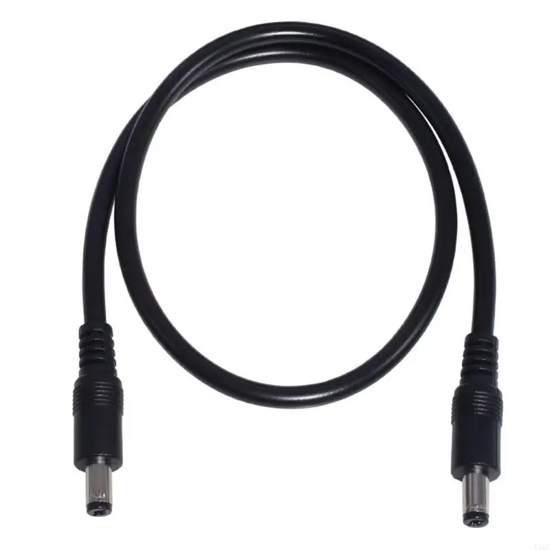 Y4QF 50cm-5m Power Plug Cable Wire 5.5x2.1mm Mal