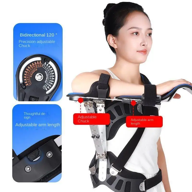 

Adjustable Shoulder Abduction Fixed Support for Shoulder Joint Humeral Fracture Dislocation Injury Rehabilitation Orthosis