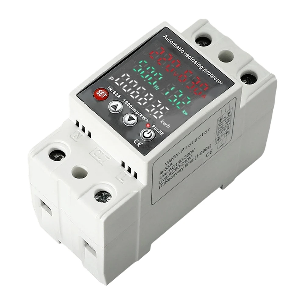 Overvoltage and Undervoltage Protection Device with Intelligent Disconnection and Auto Power Restoration Function