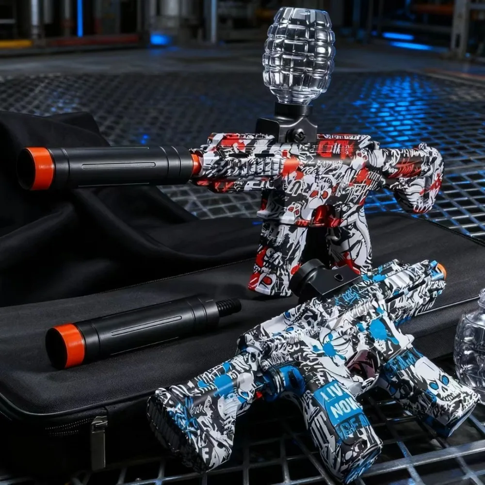 Elektryczny pistolet na kulki wodne do zabawy na zewnątrz, automatyczny, strzelający ciągle, pistolet airsoftowy, broń do rozpryskiwania, pistolety zabawkowe CS dla dorosłych i dzieci.