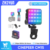 ZHIYUN CINEPEER CM15 15W RGB LED Video light 18 Lighting Effects Portable Photography Lights Handheld Pocket Fill Light