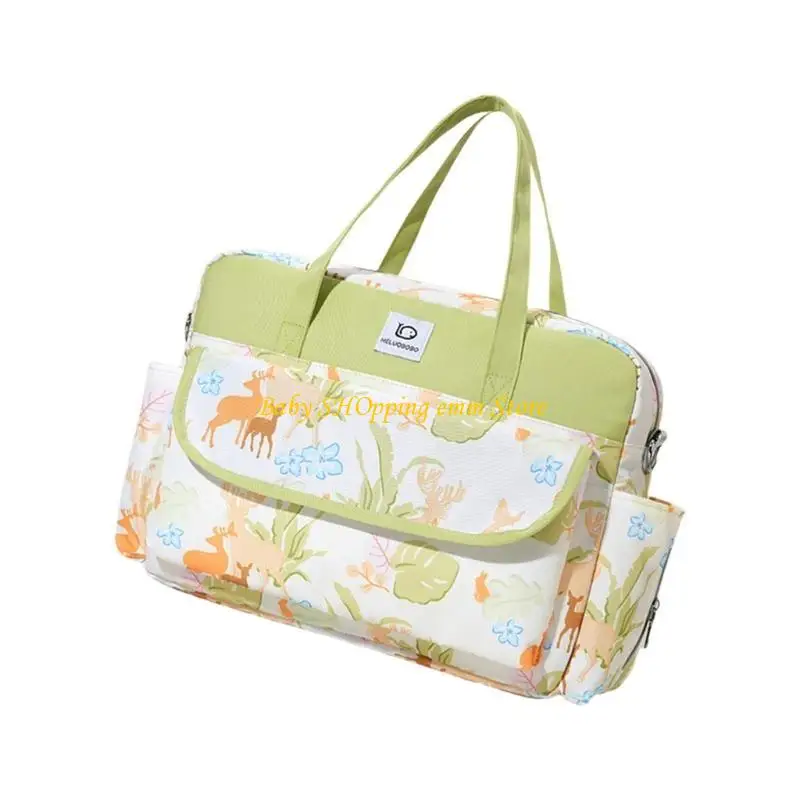 

23GD Mom Travel Bag Watertight Maternity Diaper Bag Versatile Shoulder Bag Stylish Parent Bag Easy to Carry for Modern Moms