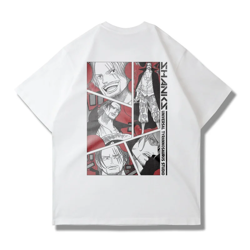Japanese Anime ONE PIECE ONE PIECE Short-sleeved T-shirt Summer Loose Tide