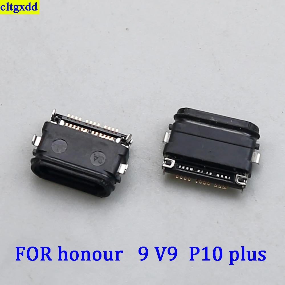 Cltgxdd USB 충전 포트 플러그 베이스 커넥터, Honor 4/4A/4C/6/8/8x/8V/9/9pro/G9 plus/10/10V 테일 플러그에 적합한 5 피스 포트