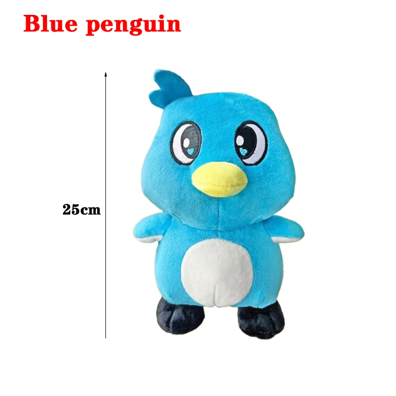 Animale divertente Milo Pinguino blu Rosso fragola Elefante Gioco anime 99 notti nella foresta Giocattoli di peluche Bella bambola di pezza di peluche
