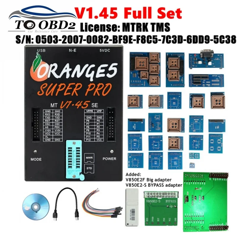 

Новый программатор V1.45 V1.42 с полной лицензией Orange5 по самой низкой цене OEM Orange5 с полным адаптером orange5, программатор высокого качества
