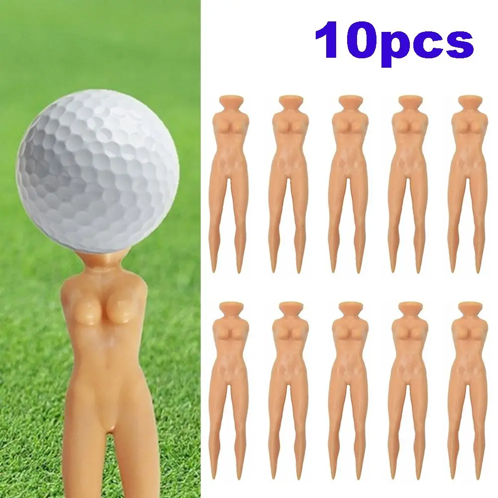 Professional 10pcs Lady Sexy Girl Beauty 70mm Golf Tees Golf Holder Ball Socket Manikin