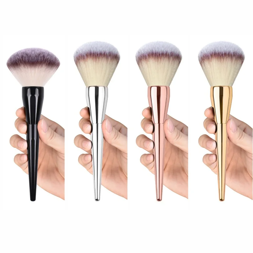 1 pçs pincéis de maquiagem tamanho grande fundação pó rosto blush escova macia rosto grande cosméticos fundação macia compõem ferramentas