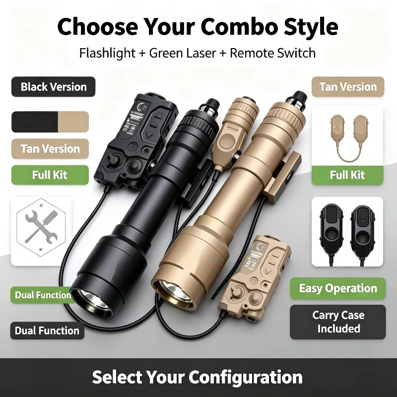 Stable Emission RAID‑X Tail Control Light Shift Green Infrared Laser Adjustable Bright Durable Hobby Replacement Kit Parts