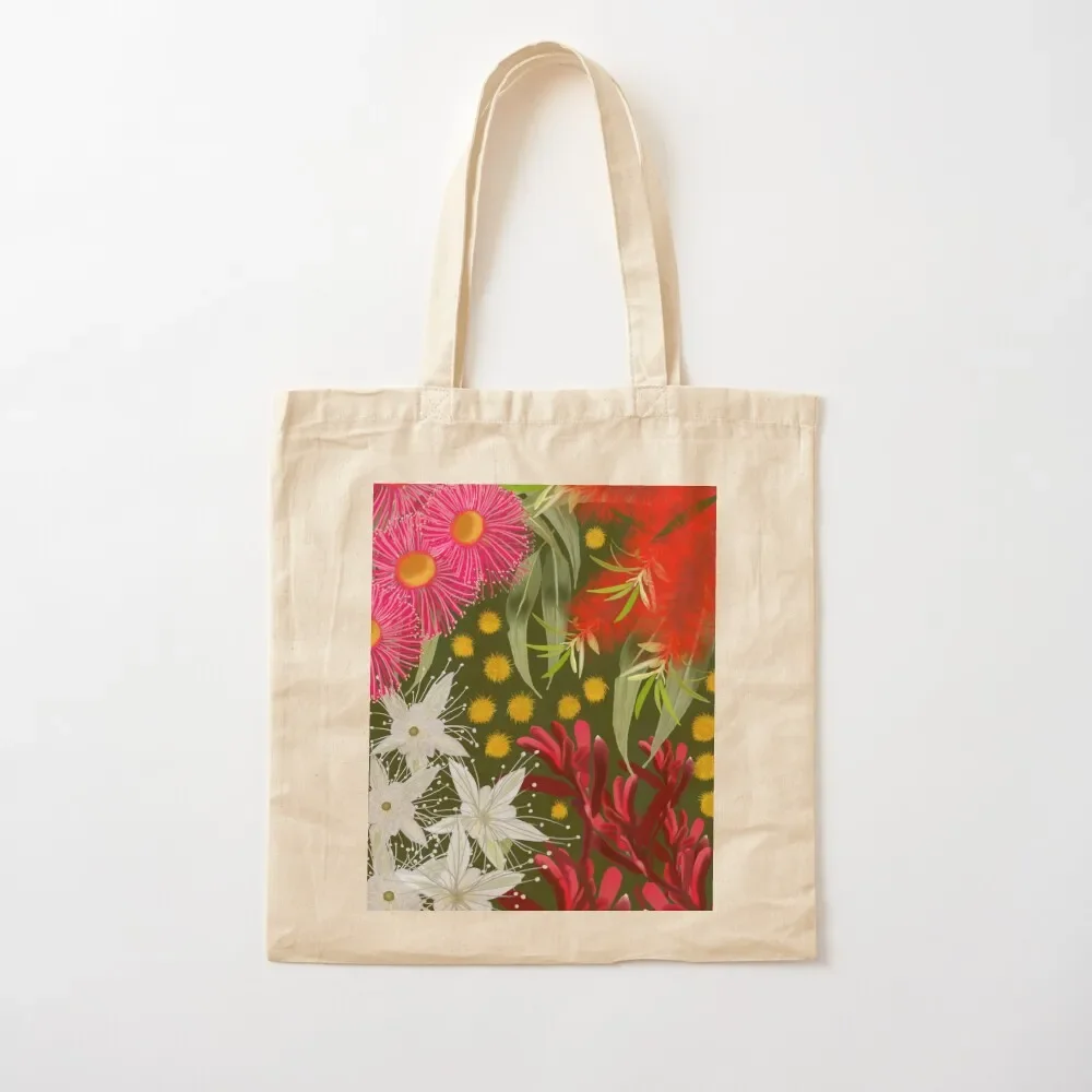 Jackie Austalian Native Flora Artwork Tote Bag canvas shopping bag sacs de shopping canvas bags Cloth bags Tote Bag