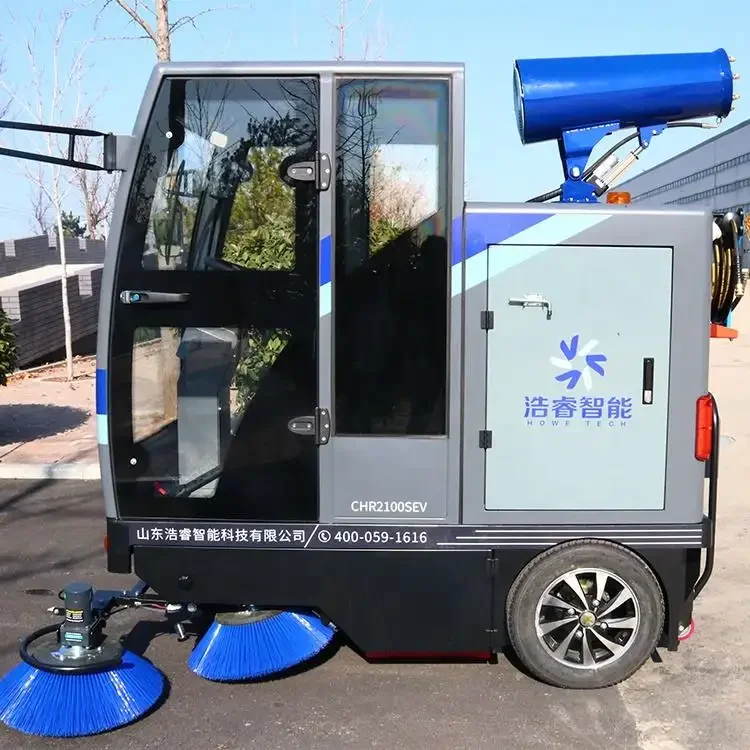 Quiet Electric Motor Industrial Ride on Sweeper Sweeper Ride on Ideal for Noise Sensitive Areas Like Shopping Centers