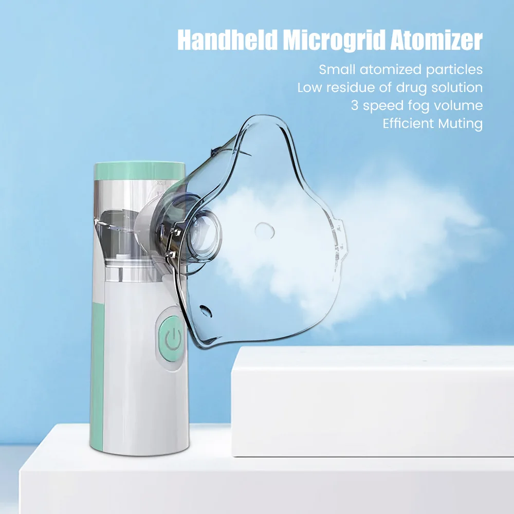 Handheld Inhale Nebulizer Mini Silent Ultrasonic Inalador Nebulizador for Children Adult kids Mist Inhaler Atomizer Humidifier