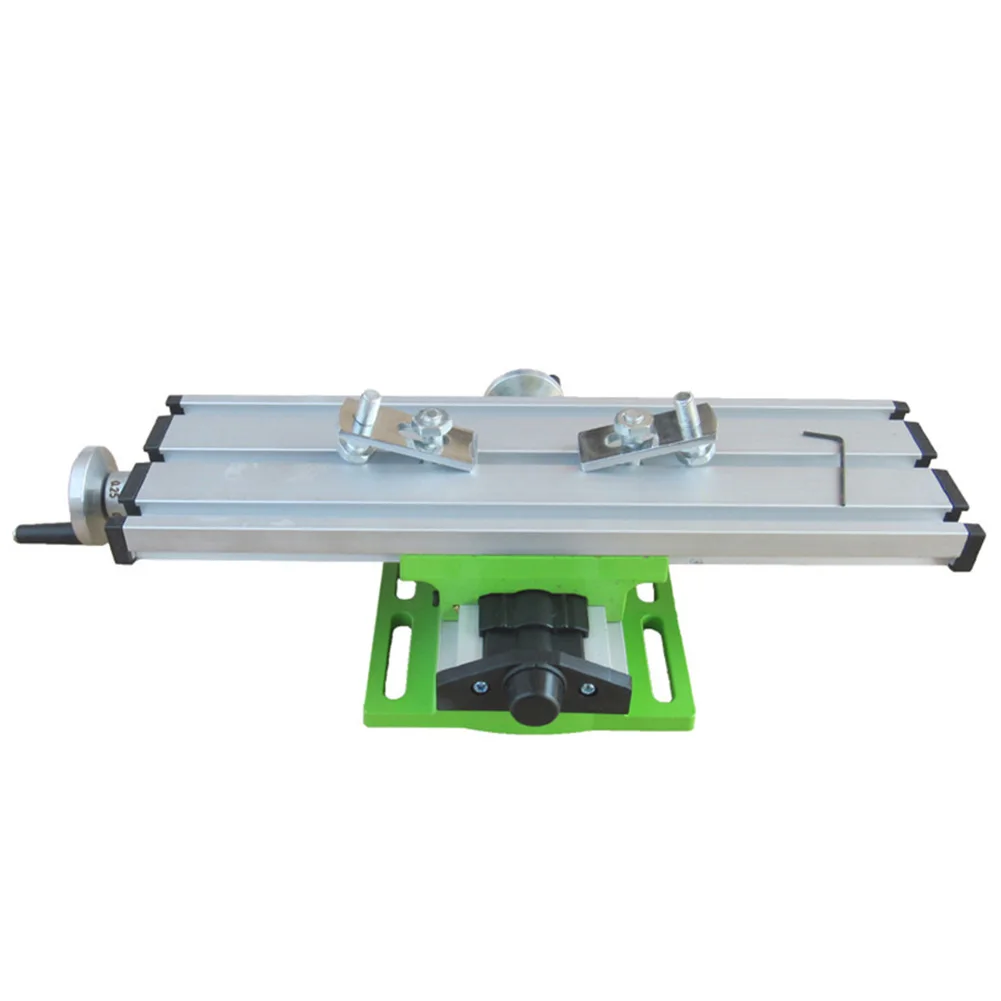 Multifuncional Working Cross Slide Table Adjustable X-Y Milling Machine Working Slide Table Worktable for Milling Drilling Bench