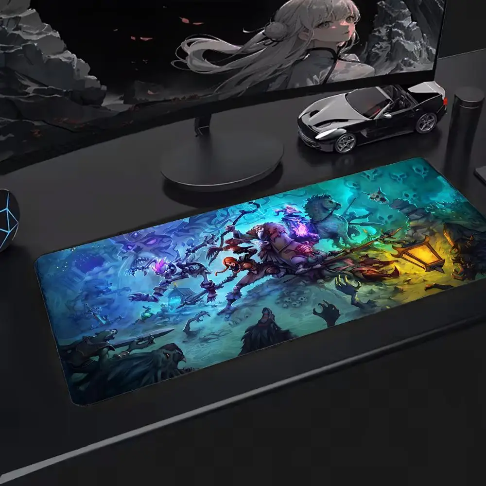 Tibia Mouse Pad Oversized Mouse Mat, Extended Gaming Surface, Non-Slip Backing, Perfect for Desk Use
