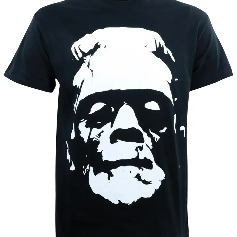 Authentic UNIVERSAL MONSTERS Frank Black And White T Shirt S NEW