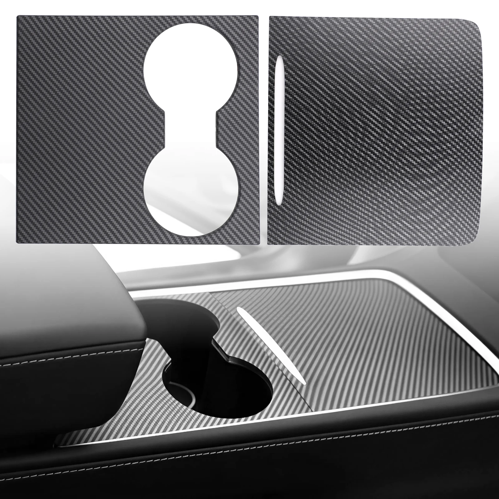 

Central Control Panel Cover Sticker For Tesla Model 3 / Y 2021 2022 2023 Protection Interior Decoration Console Car Accessorie