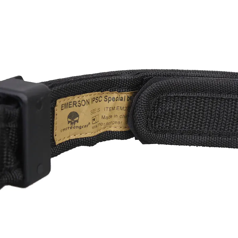 Emersongear Competition Belt IPSC SPSA IDPA Special High Speed Shooting Waist Band Airsoft Strap Hunting Outdoor Nylon Black