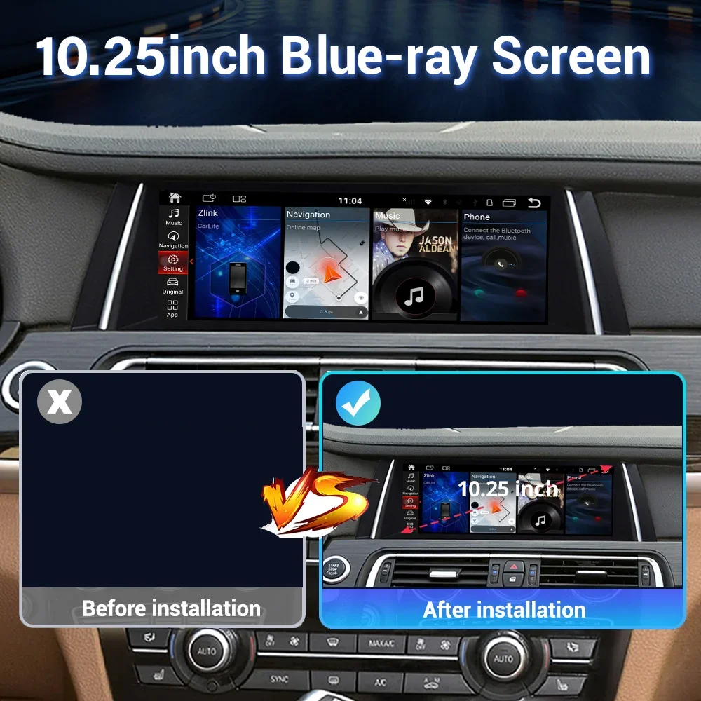 

Wit-Up Full screen GPS Navigator For BMW 7 F01 F02 F03 F04 Android Radio Carplayer With CarPlay Bluetooth Car Stereo Android13