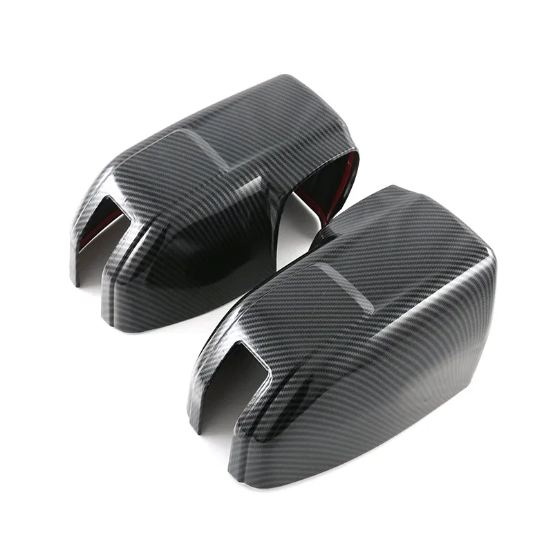 For SsangYong Torres 2022-2025 Mirror Cover Cap, Carbon Look, Decorative Trim Shell, Replacement Accessory