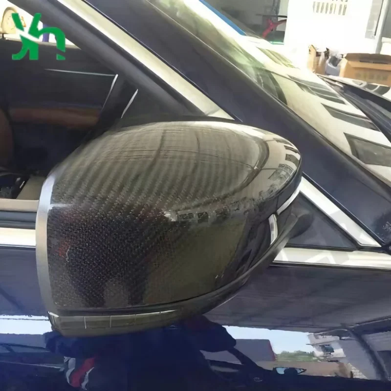 لمازيراتي كواتروبورتي ألياف الكربون غطاء مرآة الرؤية الخلفية الجانبية الملحقات الخارجية استبدال مرآة الرؤية الخلفية