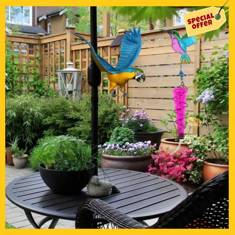 

Abcymetal Glass Bird Feeder External Hanging Glass Crafts Water Feeder Hanging Bird Feeder Ornaments