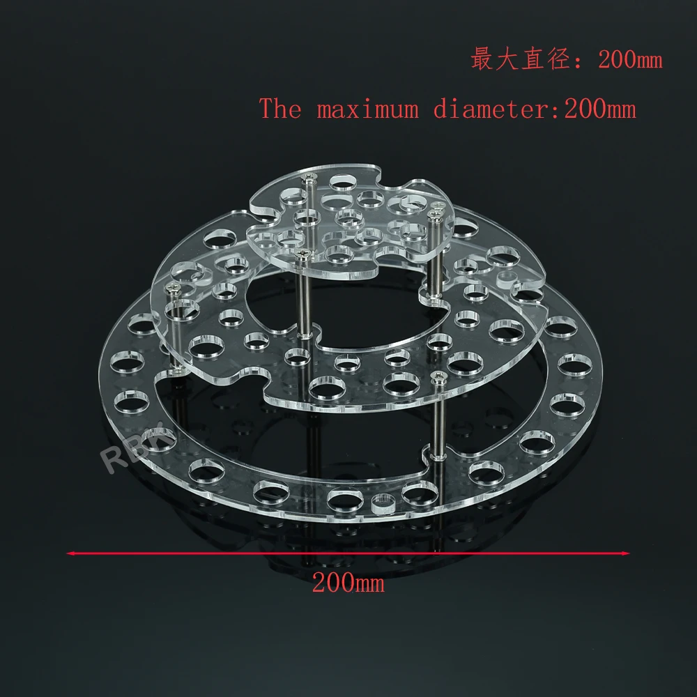 Wolfcoolvape-Soporte de exhibición de acrílico para DotAIO V1/V2/MISSION rba 810, punta de goteo 510