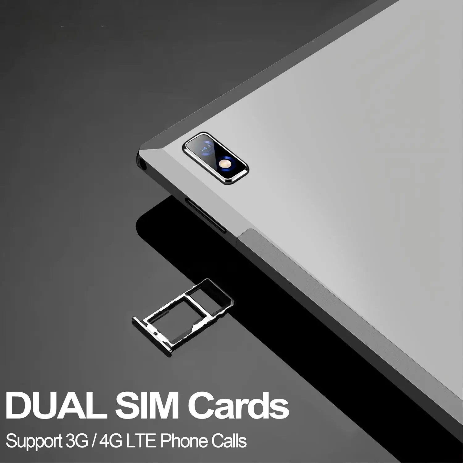 Nueva almohadilla delgada de Metal tabletas Android de 10,1 pulgadas Octa Core 8GB RAM 256GB ROM Dual SIM AI Speed-up Tablet Pc Google Play 6000mAh