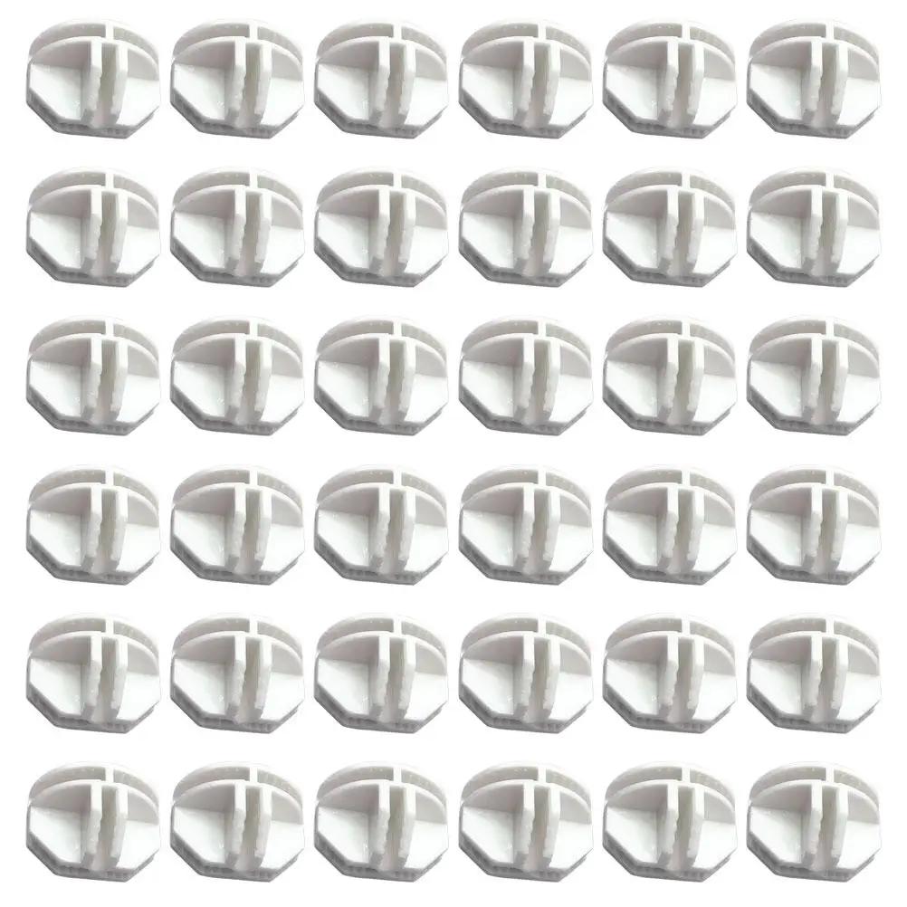 50pcs Wire Cube Plastic Connectors Wardrobe Snap Modular Organizer Cabinet Box Clasp Buckle Clip Replacement