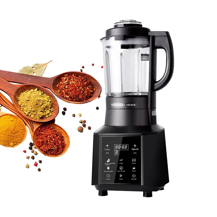 Factory Price High Speed, Heavy Duty Commercial Blenders  Smoothies Hot & Cold Soup Maker Heating Blender/