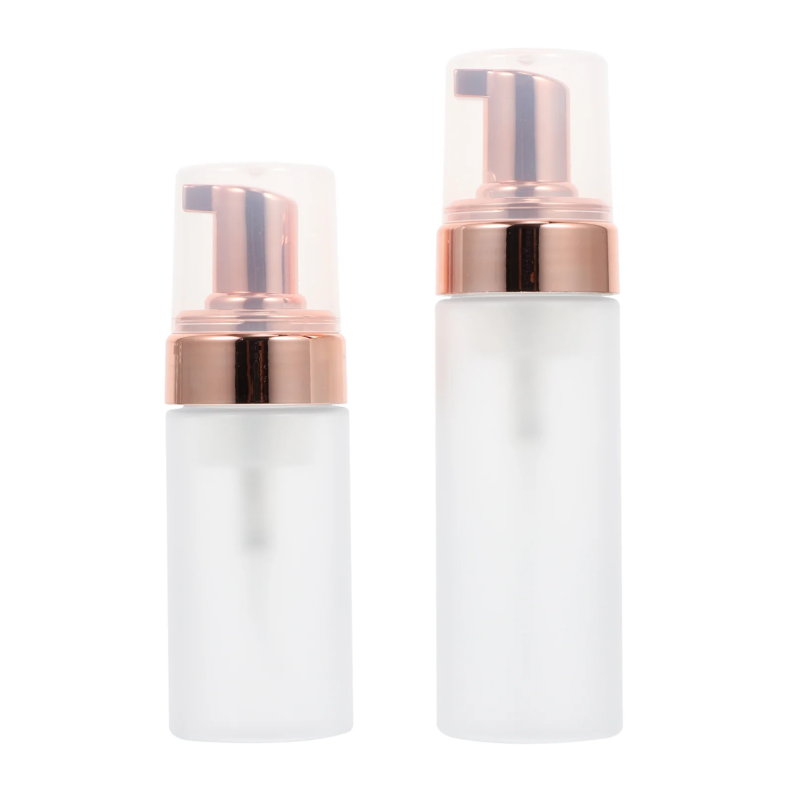 

2 Pcs Bottled Shampoo Storage Bottles Dispenser Travel Refillable Containers Pump Cosmetics Plastic Pet Empty