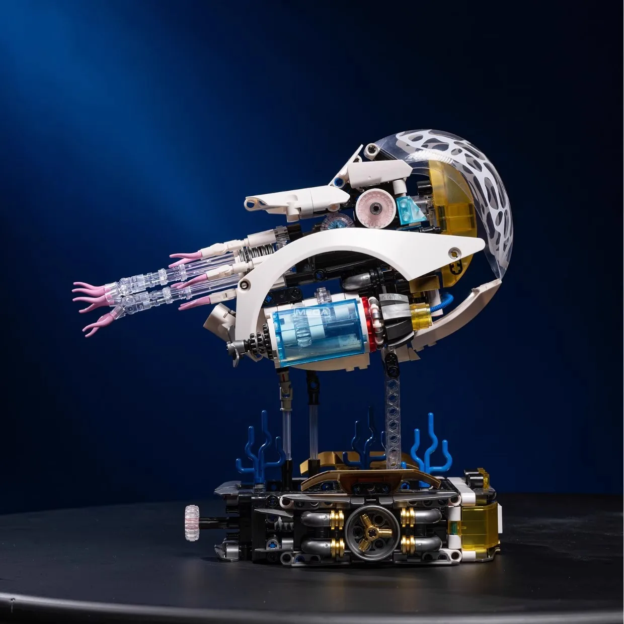 

1190 PCS Mechanical Bionic Nautilus Model Building Blocks Motor Set MOC Sea Animals Creatures Assembly Bricks Toys for Kids Gift