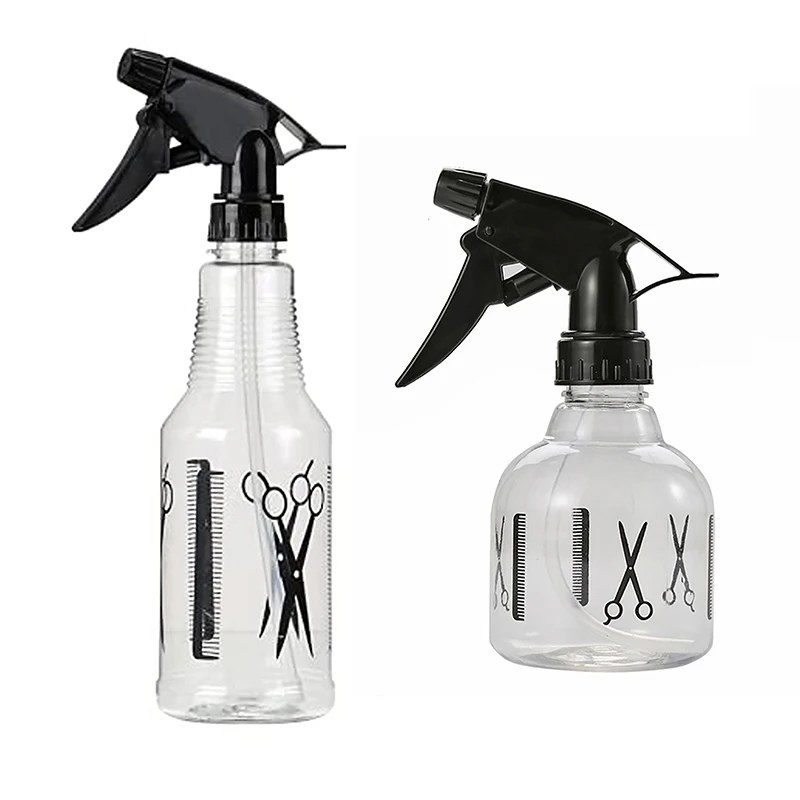 250ml/500ml Empty Durable Refillable Adjustable Mist Hairdressing Salon DIY Barber Plastic Water Spray Bottles Hair Styling Tool