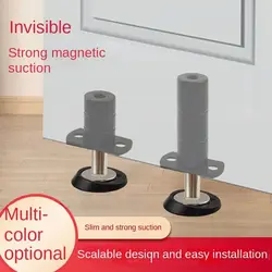 Door Stops Heavy Duty Door Holder Magnetic Invisible Door Stopper Catch Hidden Stainless Steel Door Stop Hardware