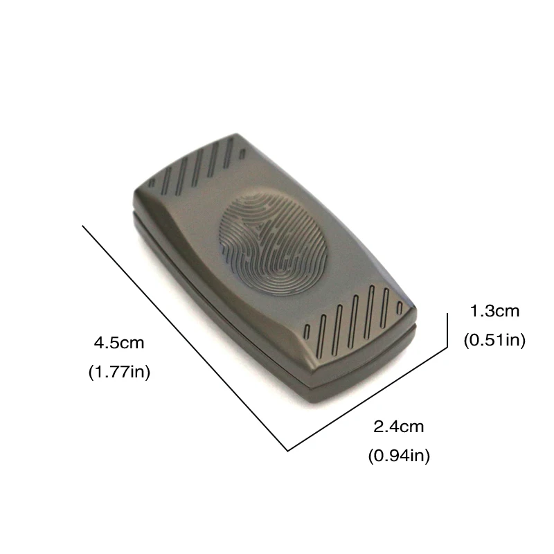 Fingerprint Fidget Slider Magnetic Haptic Slider EDC Fidget Slider Metal Fidget Toys ADHD Tool Adult Anxiety Stress Relief Toys