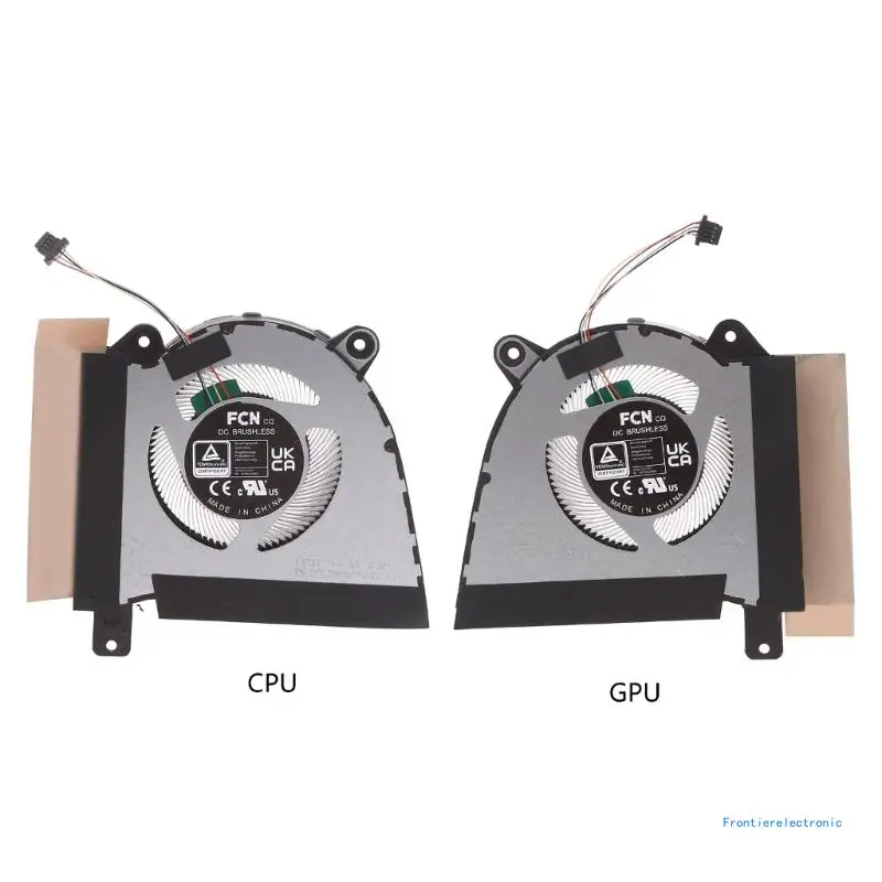 CPU GPU Fan DC5V Cooling Fans for ASUS-ROG Zephyrus GA402 GA402RJ Notebook CPU Cooler Radiator Fans Laptop DropShipping