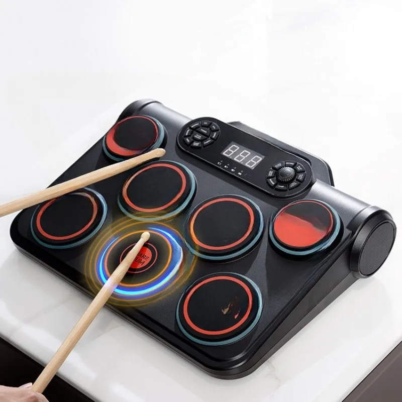 Portable Electric Drum Charging Desktop Set Drum Beating Board Beating Pad