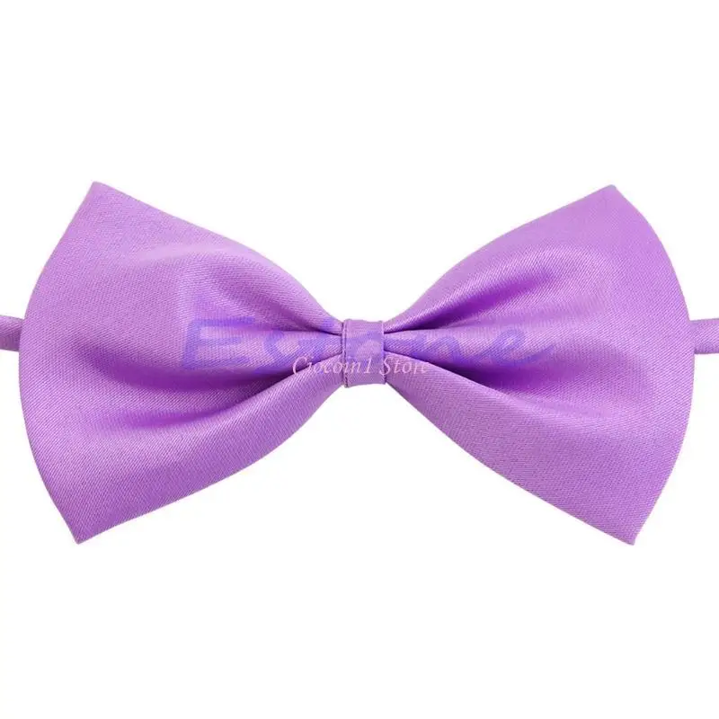 Y1ub Lô trẻ trai bé trai trẻ mới biết đi Bowtie Pre Tied Wedding Bow Tie Tie Ne cà vạt