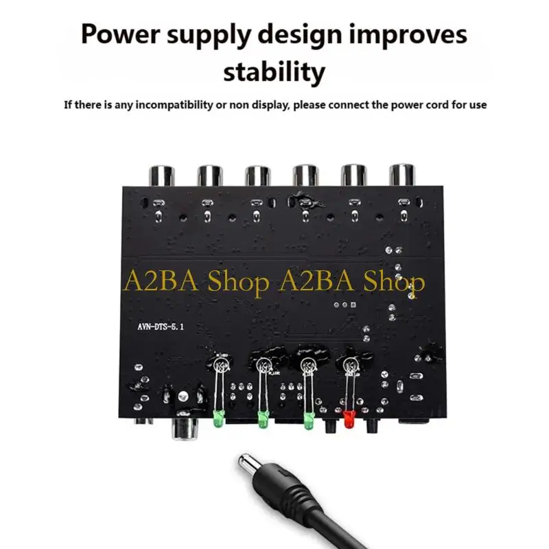 A2BA High Performances Digital Sound Decoders for 5.1 Channel Surround Sound Output