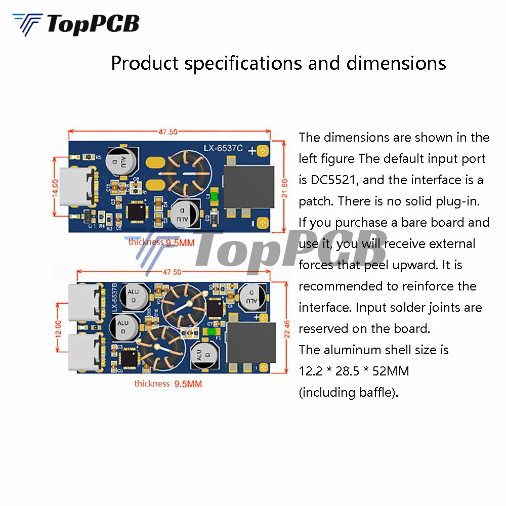 QC3.0 QC2.0 Double USB Type-C Mobile Phone Quick Charge Adapter DC7.1V-32V 3A 30W Step Down Module For Huawei SCP/FCP Apple PD