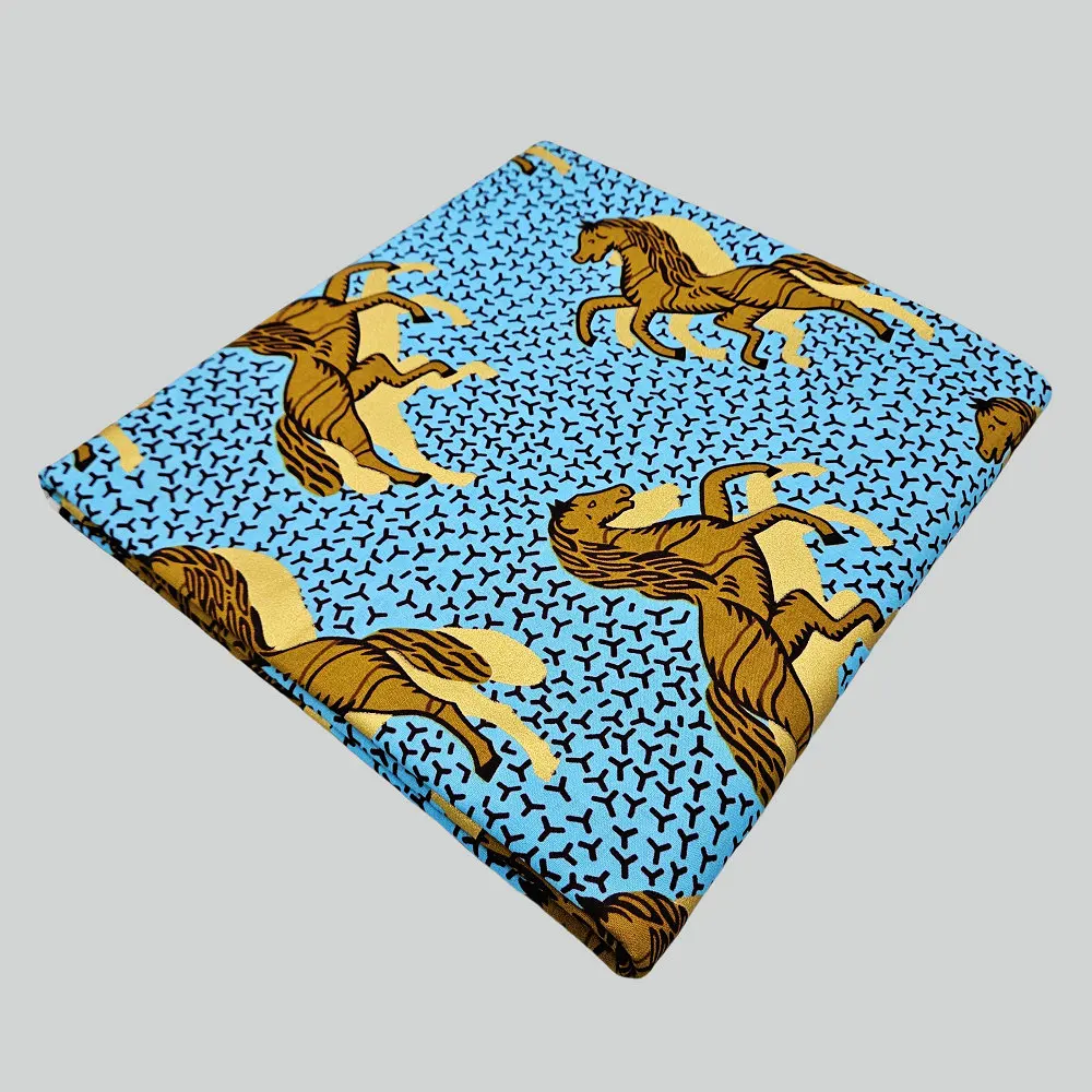 Goldener Baumwoll-Wachsdruckstoff, echter niederländischer Wachsstoff aus goldenem Satin, zum Nähen von Kleidung, Kleidern, Taschen, DIY-Bastelarbeiten – Detail 7