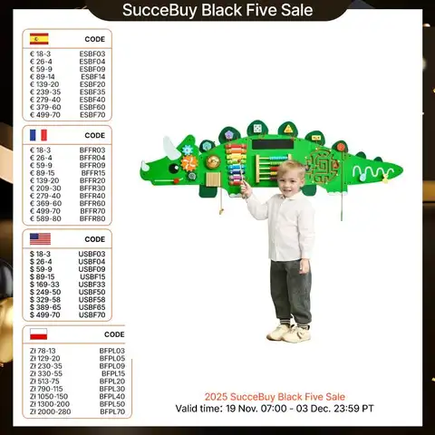 VEVOR Dinosaur Kids Busy Wall Board 11 Activity Panels Montessori Sensory Learning Toys for 3-12 Years Toddler Playroom Toy Gift