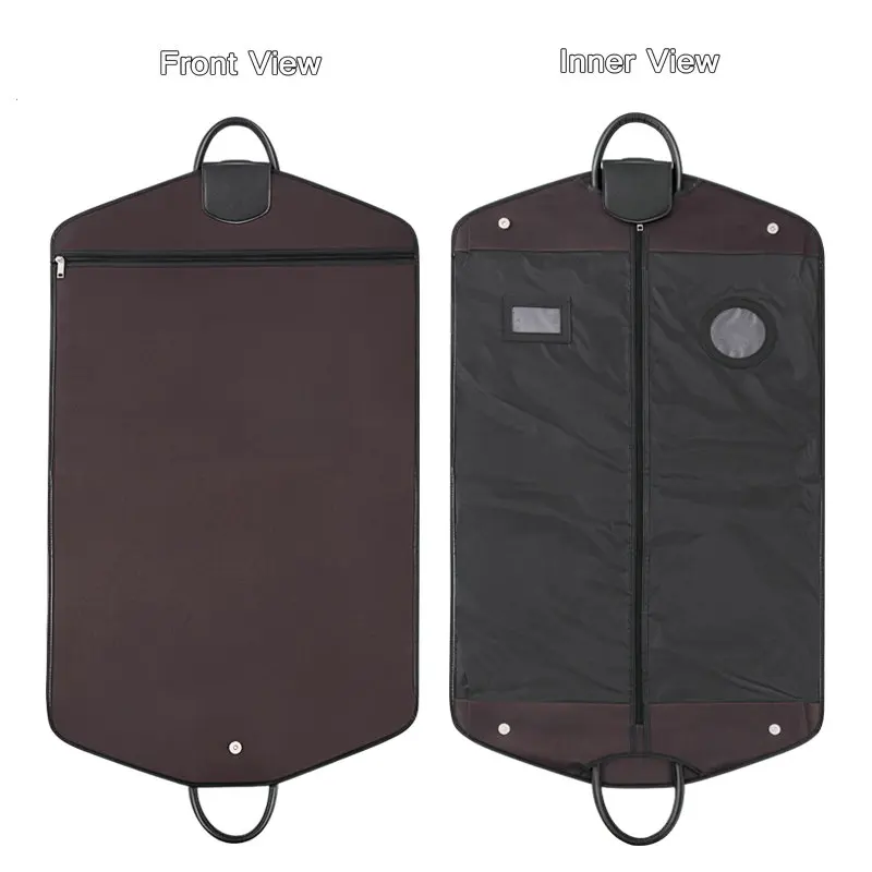 High-end Travel Suit Bag For Men/ Women Suits Carrier Waterproof Carry On Garment Duffle Bag Folding Travel Suit Cover Bag