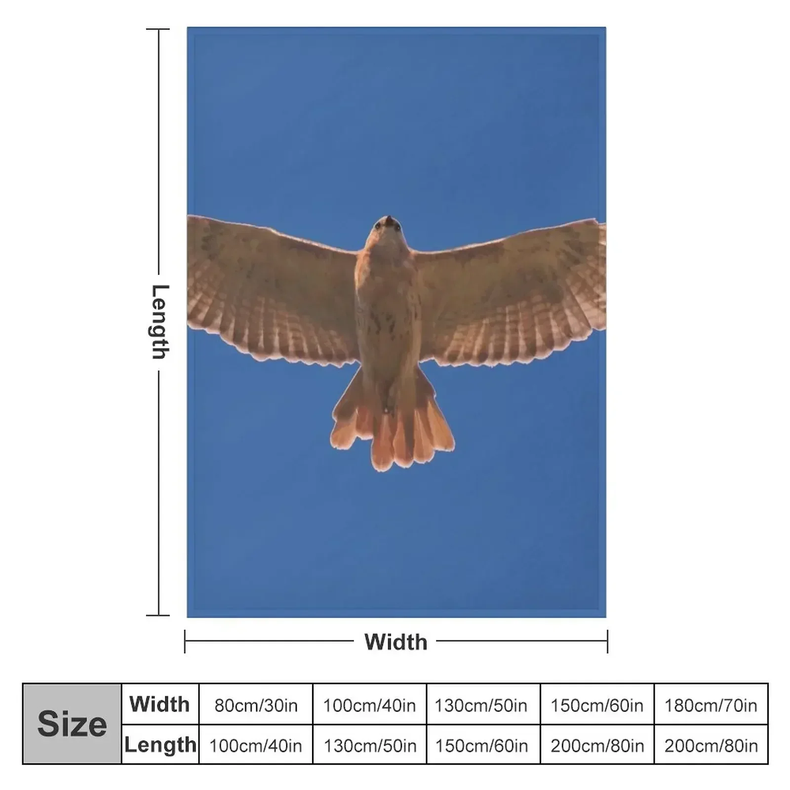 Red Tailed Hawk Throw Blanket Kid'S Soft Luxury St Luxury Throw Blankets