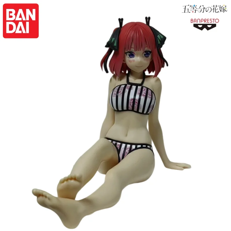 Bandai In Stock Original Banpresto Nakano Nino Model Doll Brand New Boxed Action Figure Animation Peripherals Anime Characters