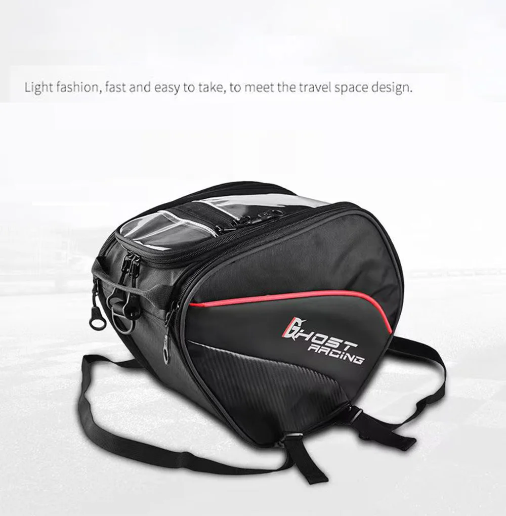 دراجة نارية مقاوم للماء نفق حقيبة تخزين أداة السرج حقيبة مع حزام الكتف سكوتر حقيبة سفر لهوندا ADV150 X-adv750 #6