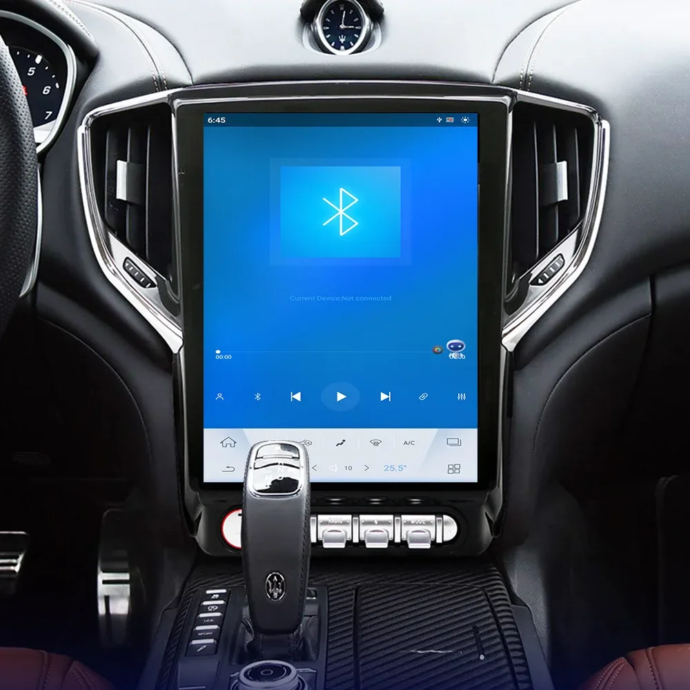 Android Auto Carplay 12.1 Inch Screen Multimedia Player for Maserati Ghibli 2014-2019 Car Radio GPS Navigation AC Head Unit DSP