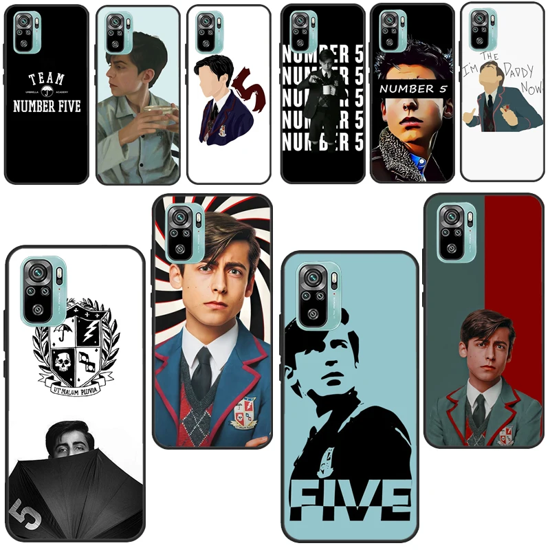 Aidan Gallagher Number Five Case For Xiaomi Redmi Note 10 Pro Note 8 7 8T 9S 8A 9A 9C 9T K40 Note 9 Pro Phone Cover