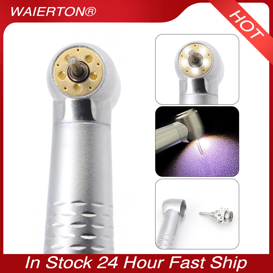 Dental 5LED High Speed Handpiece Dental Air Turbina Cartridge Rotor Water Sprays Hand Piece 2/4 Holes Dentistry Instruments